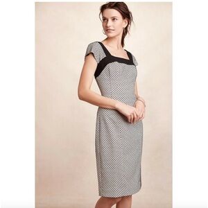 Anthropologie HD In Paris Enid Sheath Dress size 6